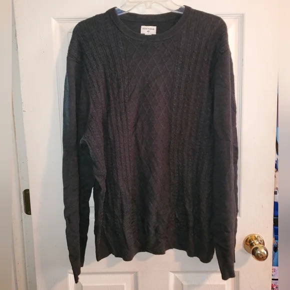 5 for $20 | Dockers Acrylic Cable Knit Pullover Sweater - Picture 2 of 10